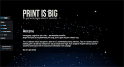 Desktop Screenshot of printisbig.com